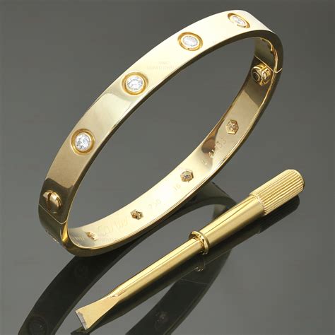 cartier love bracelet gold weight